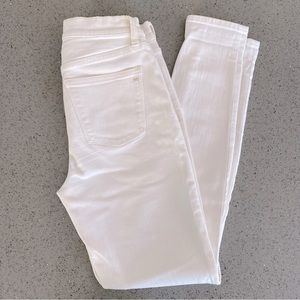 Madewell Tall 9” High-rise Skinny Jeans in Pure White | Size 27